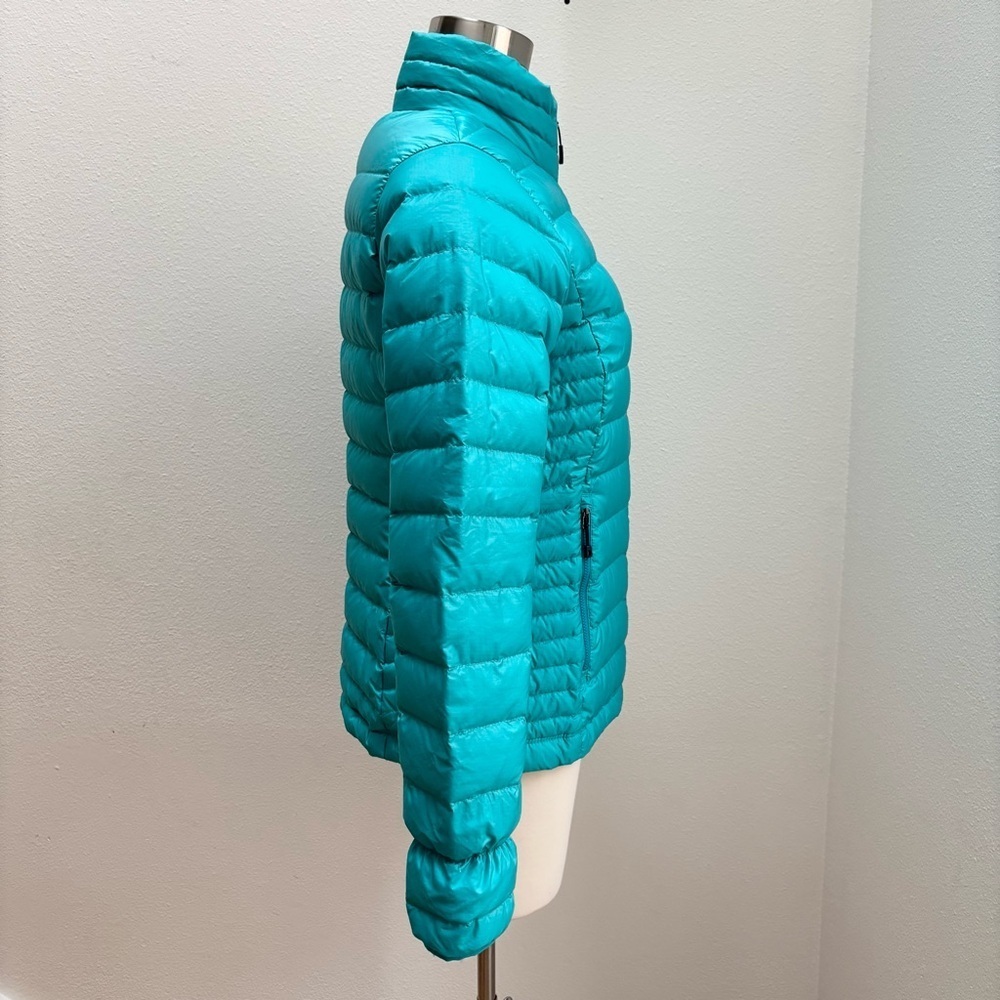Patagonia Down Sweater Puffer Jacket Lightweight Packable Teal Blue Size Small - Picture 8 of 12
